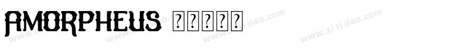 Amorpheus字体转换