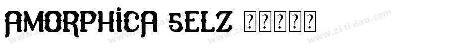 Amorphica-5Elz字体转换