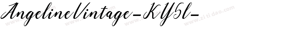AngelineVintage-KY5l字体转换