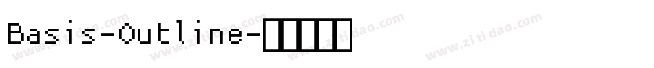 Basis-Outline字体转换