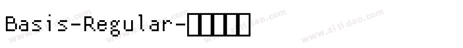 Basis-Regular字体转换