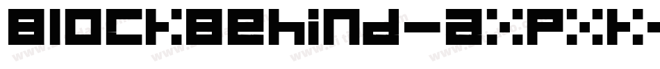 BlockBehind-axpxK字体转换