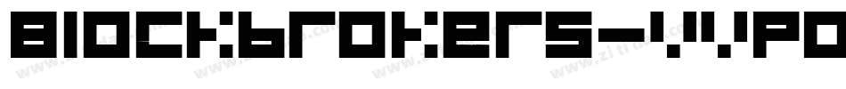 Blockbrokers-vVPO字体转换