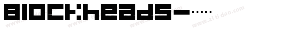 Blockheads字体转换