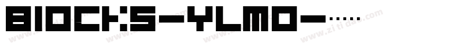 Blocks-YLmO字体转换