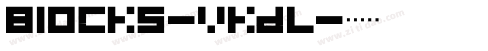 Blocks-vKdL字体转换