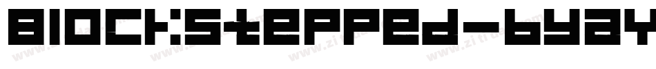 Blockstepped-6yaY字体转换