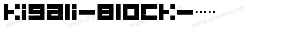 Kigali-Block字体转换