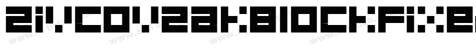 ZivcovzakBlockFixed20Regular-lggpe字体转换