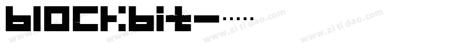 blockbit字体转换