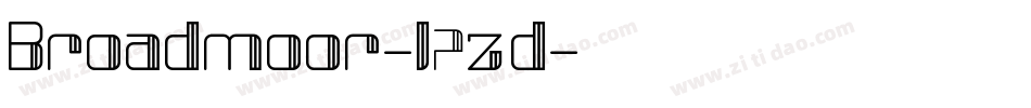 Broadmoor-l7zd字体转换