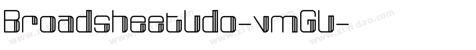 BroadsheetLdo-vmGL字体转换