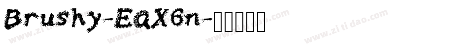 Brushy-EaX6n字体转换