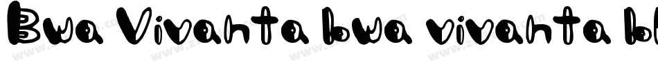 Bw-Vivant-bw-vivant-black字体转换