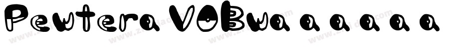 Pewter-V0Bw字体转换