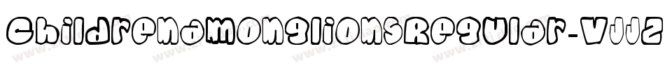 ChildrenamonglionsRegular-VJJZ字体转换