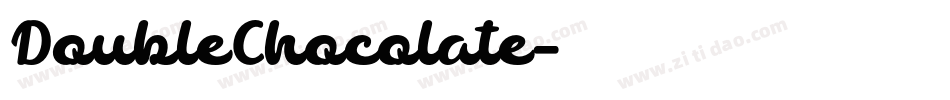 DoubleChocolate字体转换
