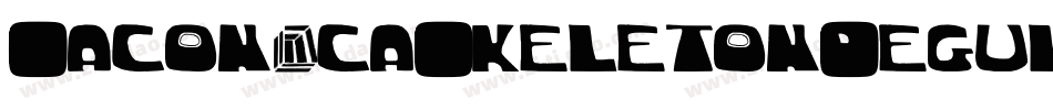 LaconicaSkeletonRegular-BEOx字体转换