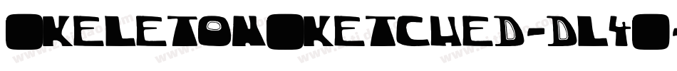 SkeletonSketched-dl4X字体转换