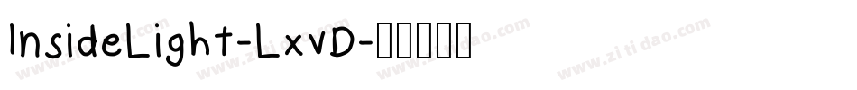 InsideLight-LxvD字体转换