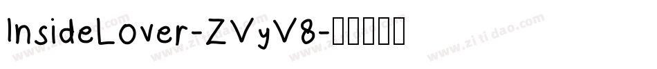 InsideLover-ZVyV8字体转换