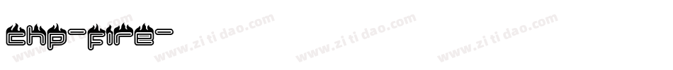 chp-fire字体转换