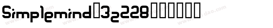 Simplemind-3zZ28字体转换