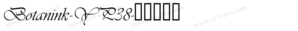 Botanink-YP38字体转换