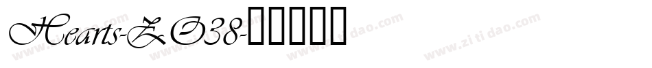 Hearts-ZO38字体转换