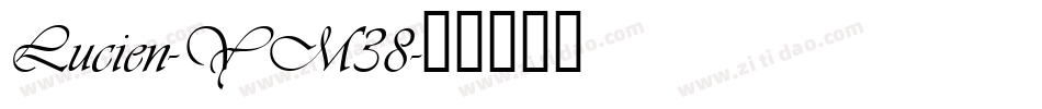 Lucien-YM38字体转换