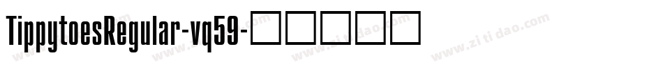 TippytoesRegular-vq59字体转换