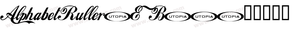 AlphabetRuller-EB64字体转换
