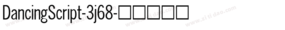 DancingScript-3j68字体转换