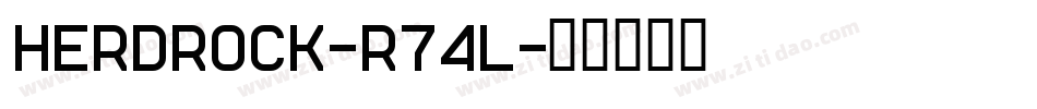 Herdrock-r74L字体转换