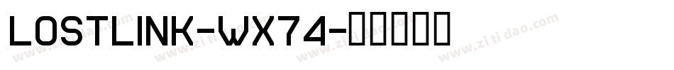 LostLink-WX74字体转换