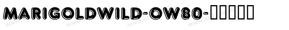 Marigoldwild-ow80字体转换