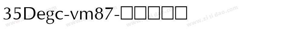 35Degc-vm87字体转换