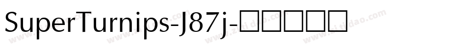 SuperTurnips-J87j字体转换