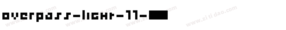 overpass-light-11字体转换