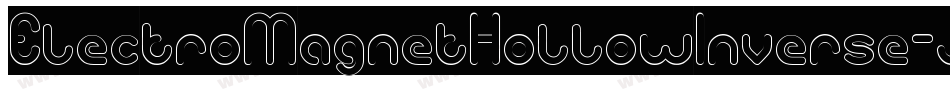 ElectroMagnetHollowInverse-JzYx字体转换