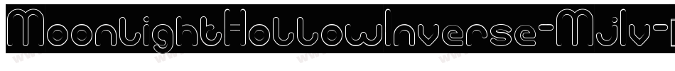 MoonlightHollowInverse-Mj1v字体转换