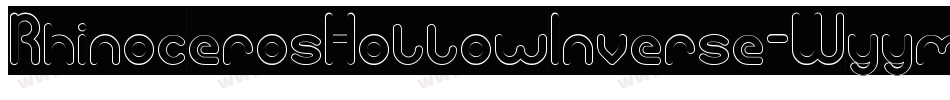 RhinocerosHollowInverse-Wyym9字体转换