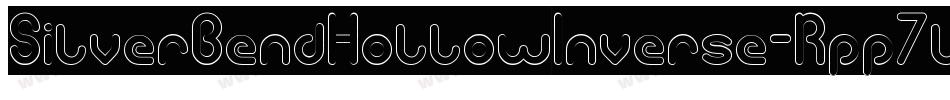 SilverBendHollowInverse-Rpp7l字体转换 SilverBendHollowInverse-Rpp7l字体转换
