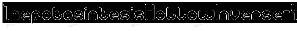 ThefotosintesisHollowInverse-YzqMa字体转换