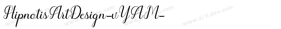 HipnotisArtDesign-vYAM字体转换