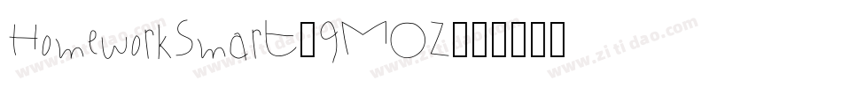 HomeworkSmart-9MOZ字体转换