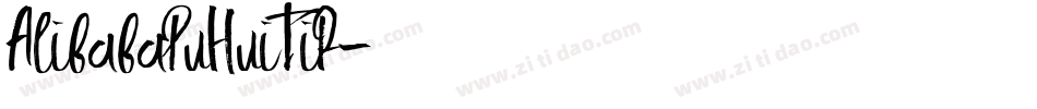 AlibabaPuHuiTiR字体转换