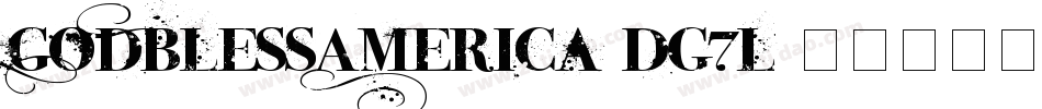 GodBlessAmerica-dg7l字体转换