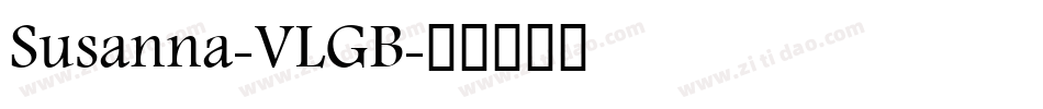 Susanna-VLGB字体转换
