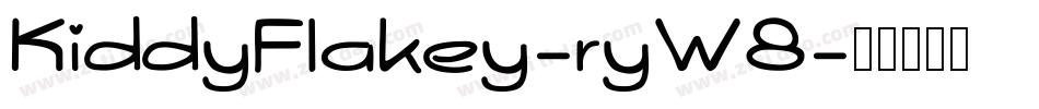 KiddyFlakey-ryW8字体转换